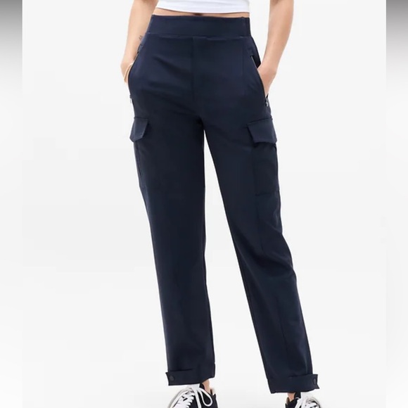 Athleta Pants - ATHLETA | Endless High Rise Cargo Pant in Navy | 6